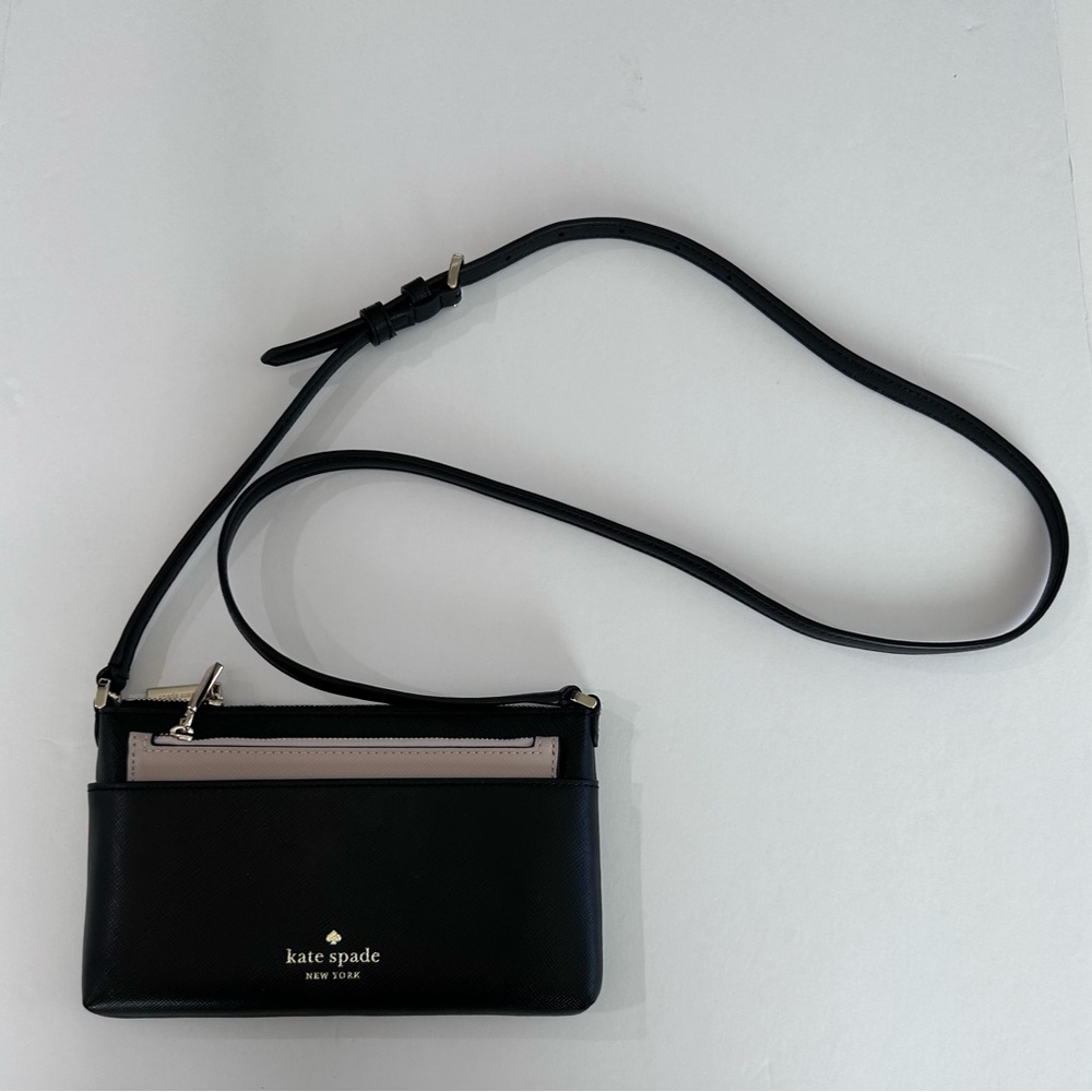 Kate Spade Black and White Crossbody Bag